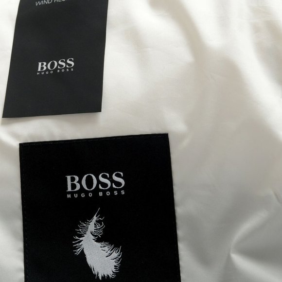 Hugo Boss Men's "Desio" Blue Down Parka Jacket - Picture 8 of 9